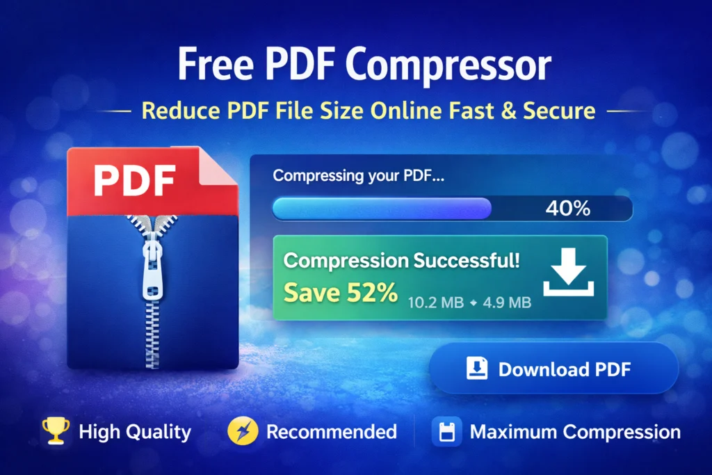 PDF Compressor Tool – Compress PDF Files Without Losing Quality