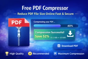 PDF Compressor Tool – Compress PDF Files Without Losing Quality